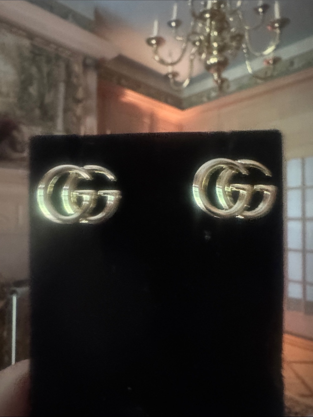 Earrings  Gold tone Double G Logo Stud Earrings